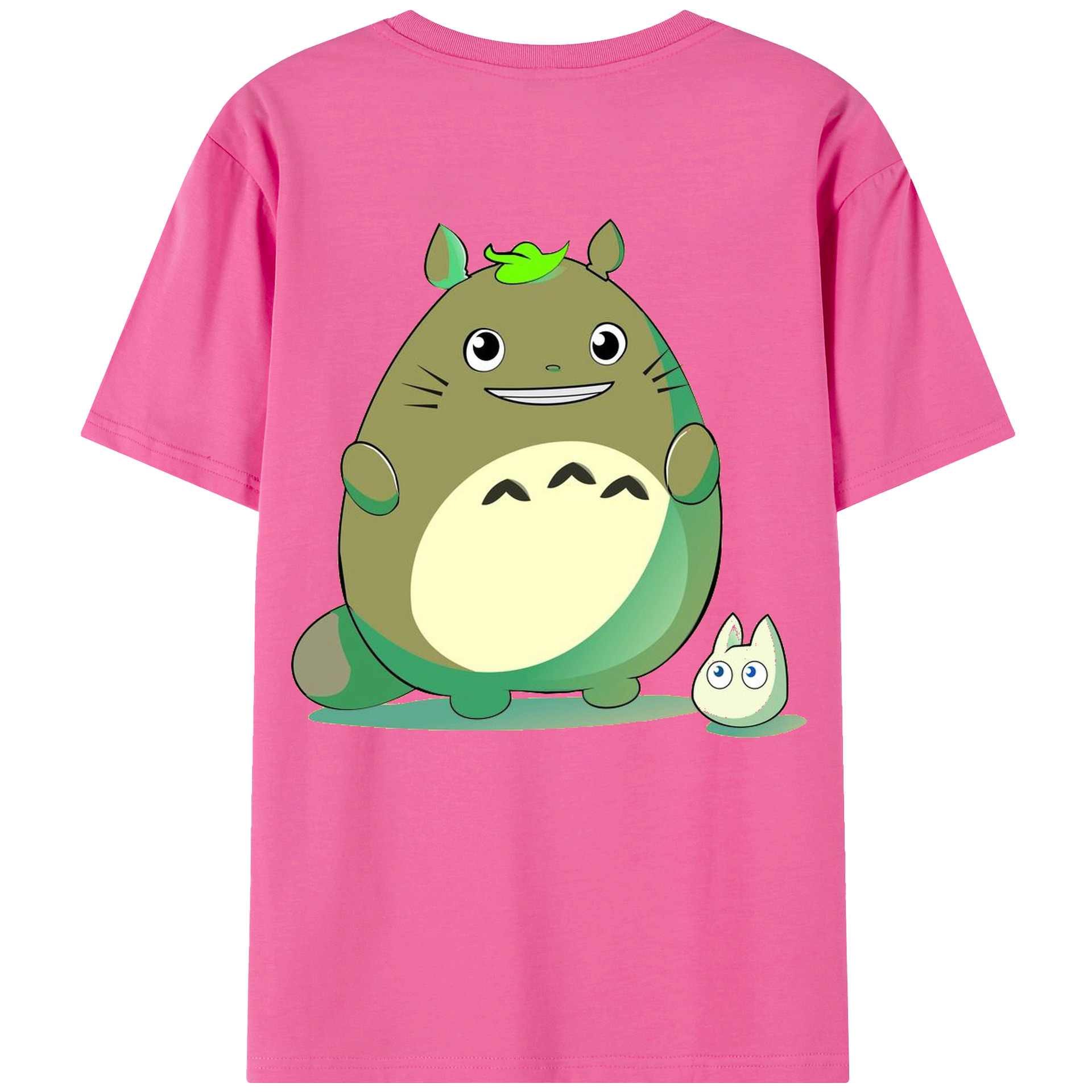 （画像用） となりのトトロ 草壁メイ 草壁サツキ My Neighbor Totoro Satsuki Kusakabe Mei Kusakabe レディース半袖Tシャツ(バックプリント)